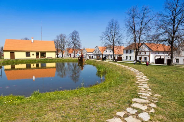 Famous Holasovice village, South Bohemia, Czech republic - UNESCO — Stock Photo, Image