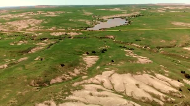 Krajina Jižní Dakota Black Hills Jižní Dakotě Letecký Pohled — Stock video