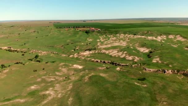South Dakota Landscape South Dakota Black Hills Aerial View — Stock Video