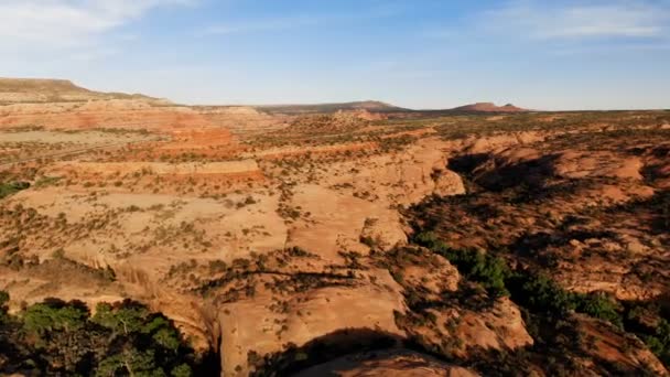 Poušti Utahu Usa Malebná Krajina Příroda Geologie Prostředí Utah Pohled — Stock video