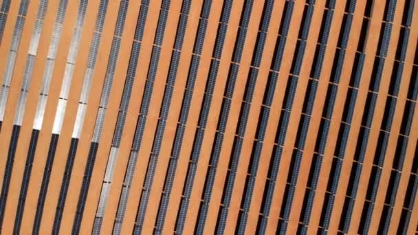 Vue Aérienne Centrale Solaire Située Arizona Aux États Unis Panneaux — Video