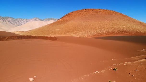 Paisaje Escénico California Estados Unidos Desierto Montañas Dunas Arena Suroeste — Vídeos de Stock