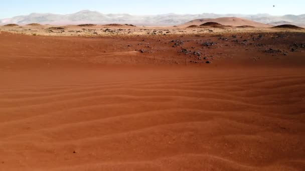 Malerische Landschaft Kalifornien Vereinigte Staaten Wüste Berge Sanddünen Der Trockene — Stockvideo