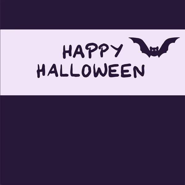 Tmavé Písmo Halloween Světlém Pozadí Roztomilé Tmavé Zábavné Legrační Létající — Stockový vektor