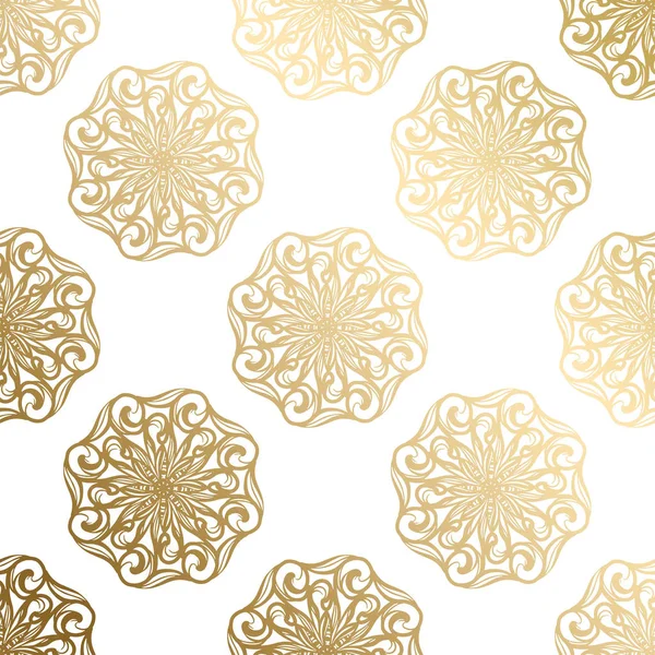 Luxury gold ornament. Vector pattern — Stock Vector