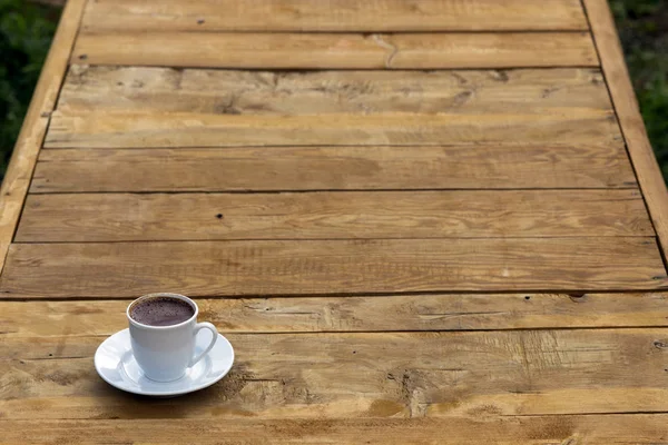 木製テーブルの上トルコ コーヒー — ストック写真