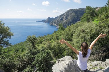Ancak kadın zammı ve güzellik dağlardaki dinlen.