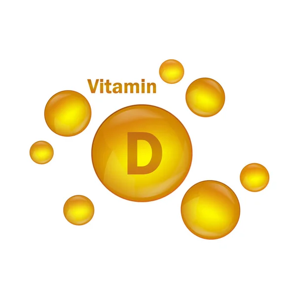 Vitamini Ikonu Vitamin Damlası Hap Kapsülü Cilt Için Vitamini Vektör — Stok Vektör