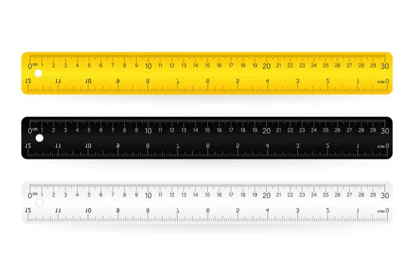 Règle Pictogramme Icône Isolé Sur Fond Blanc Illustration Vectorielle — Image vectorielle