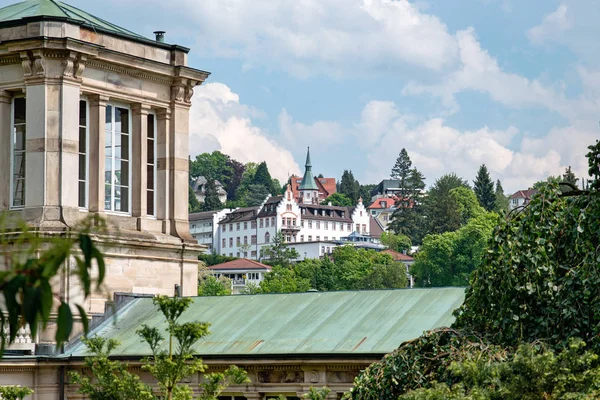 Panoramablick Auf Baden Baden Baden Wuerttemberg Deutschland — Stockfoto