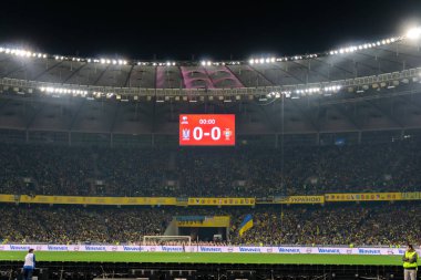 Kyiv, Ukrayna 14 Ekim 2019 Tribünler Nsc Olimpiyskiy