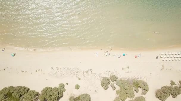 Drone egy öbölben, Szardínia-ban Kilátás — Stock videók