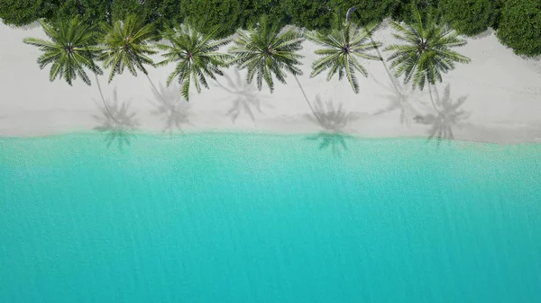 3D-Ilustración vista aérea de la playa de arena. exuma bahamas — Foto de Stock