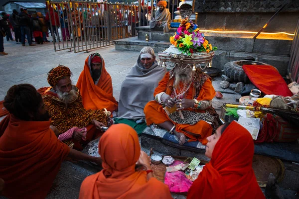 Kedarnath Uttarakhand India Devotees Visiting Kedarnath Temple Hindu Temple Shrine — Stock Photo, Image