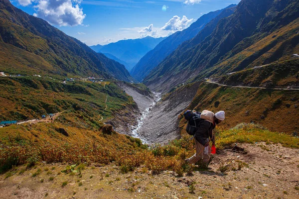 Kedarnath Uttarakhand Hindistan - Himalayalar 'da seyahat, Hindistan.