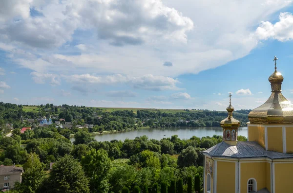 Панорама Сільської Місцевості Стародавнього Села Вишніветс Тернопільська Область Західна Україна — стокове фото