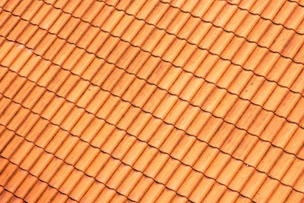 Fondo Azulejos Del Techo Naranja —  Fotos de Stock