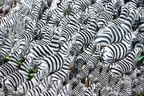 Zebra Heykeli Tayland Tanrısı Için Kurban Adağı Tanrı Oyuncağı Tayland — Stok fotoğraf