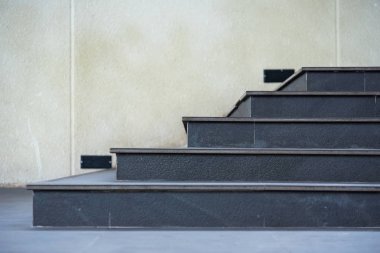 Siyah granit merdiven bakış. Tayland