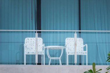 Masa sandalye balkon. Tayland.