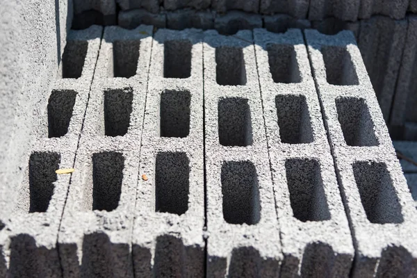 Бетонные Блоки Строительного Фона — стоковое фото