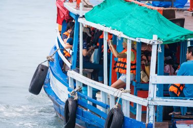 Rayong, Tayland - May, 10, 2019 : Tanımlanamayan isim Turistler ar