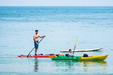 Rayong, Tayland - May, 12, 2019 : Tanımlanamayan isim İnsanlar k