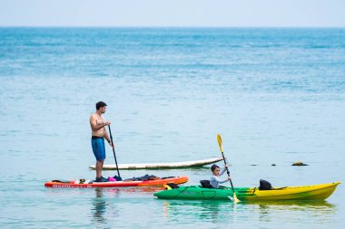 Rayong, Tayland - May, 12, 2019 : Tanımlanamayan isim İnsanlar k