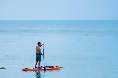 Rayong, Tayland - May, 12, 2019 : Tanımlanamayan isim İnsanlar k