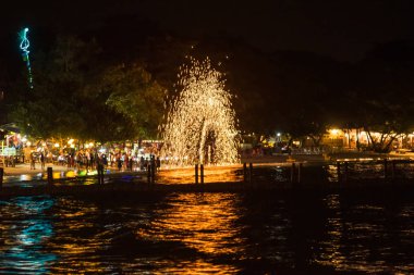 Rayong, Tayland - 10 Mayıs 2019 : Vongdeua Yemek Restaurant