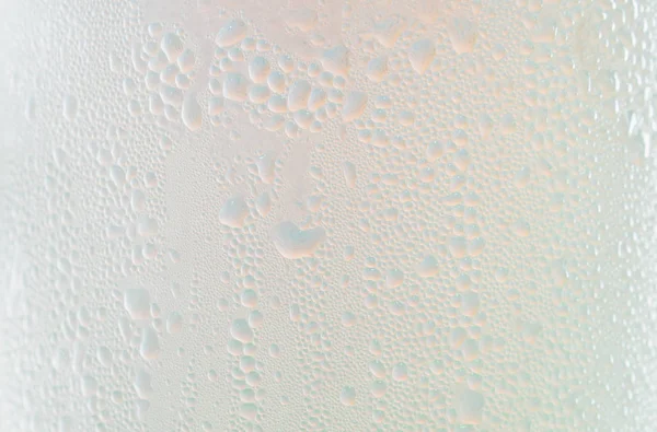 Macro weergave van waterdruppels condensatie. Water druppel textuur BAC — Stockfoto
