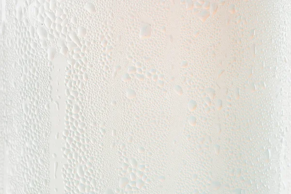 Macro vista di gocce d'acqua condensazione. goccia d'acqua texture bac — Foto Stock