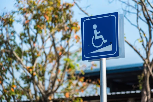 Sign Parking car for disable , Special Parking places for disabl