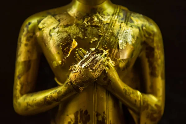Estatua Oro Buda —  Fotos de Stock