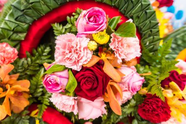 Taze yaz çiçekleri.