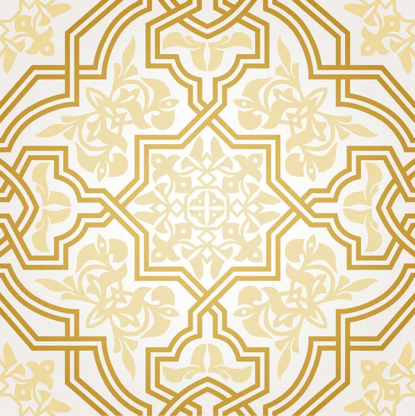 Background Seamless Pattern Arabic Style — Stock Vector