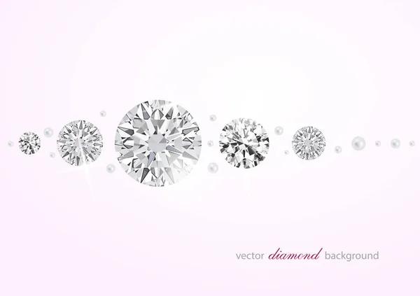 Elmas ve perls modern tasarım için lüks arka plan