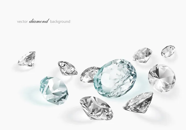 モダンなデザインのダイヤモンドの豪華な背景 — ストックベクタ