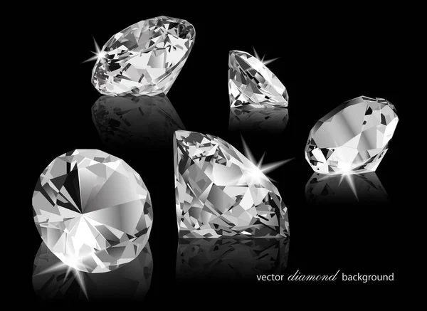 Modern tasarım için vektör elmaslı lüks arkaplan