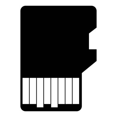 Bir Micro sd kart Simgesi