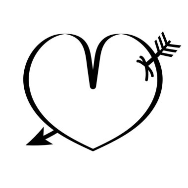 Kalbi okla delinmiş.