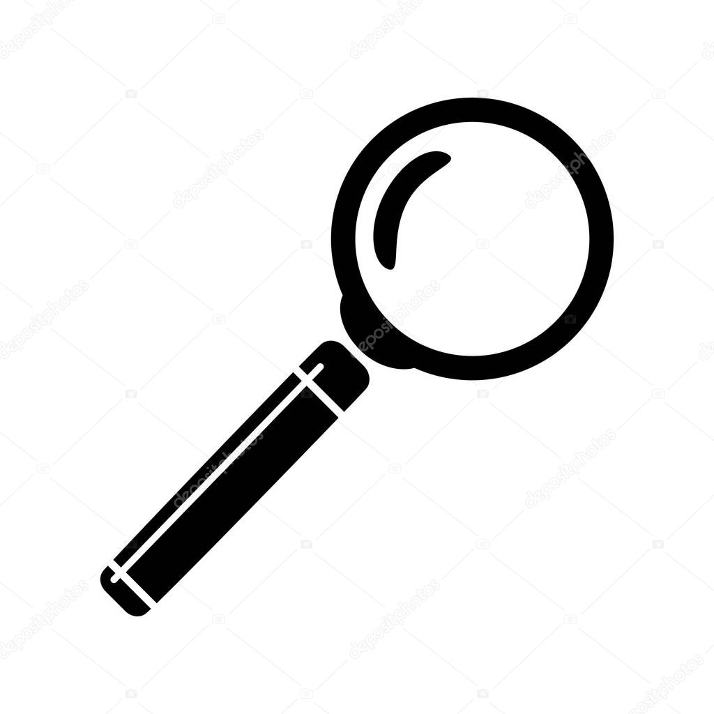 A Magnifying glass icon for search