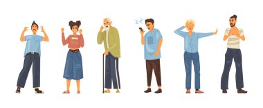 Öfkeli insan. Çatışan meslektaşlar, anlaşmazlıklar, olumsuz duygular, agresif duygusal ilişkiler. Yaşlı, çift kavgası, karı koca, arkadaş çizgi film karakteri.