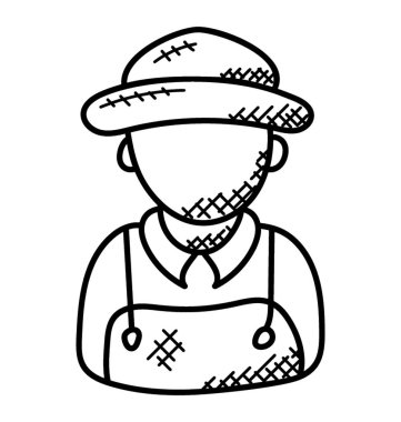 simgesi tasarım bahçıvan doodle