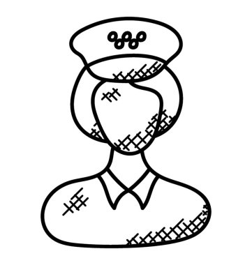 Bir uçak pilot ve pilot uçağın uçuş denetler