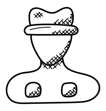 Sürüş için çalışan bir kişi 