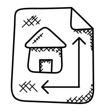 Bir teknik resim veya mimari planı planı olduğunu 