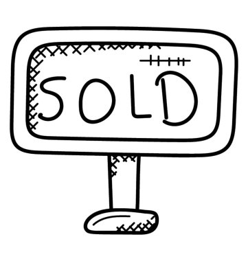 işareti pano reklam, gayrimenkul tabela sattı