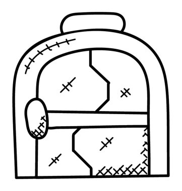 Bir uzay gemisi giriş kapı kavramı bilim ve kurgu