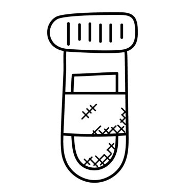 Bir test tüpünde hayati örnek sıvı kavramı ile